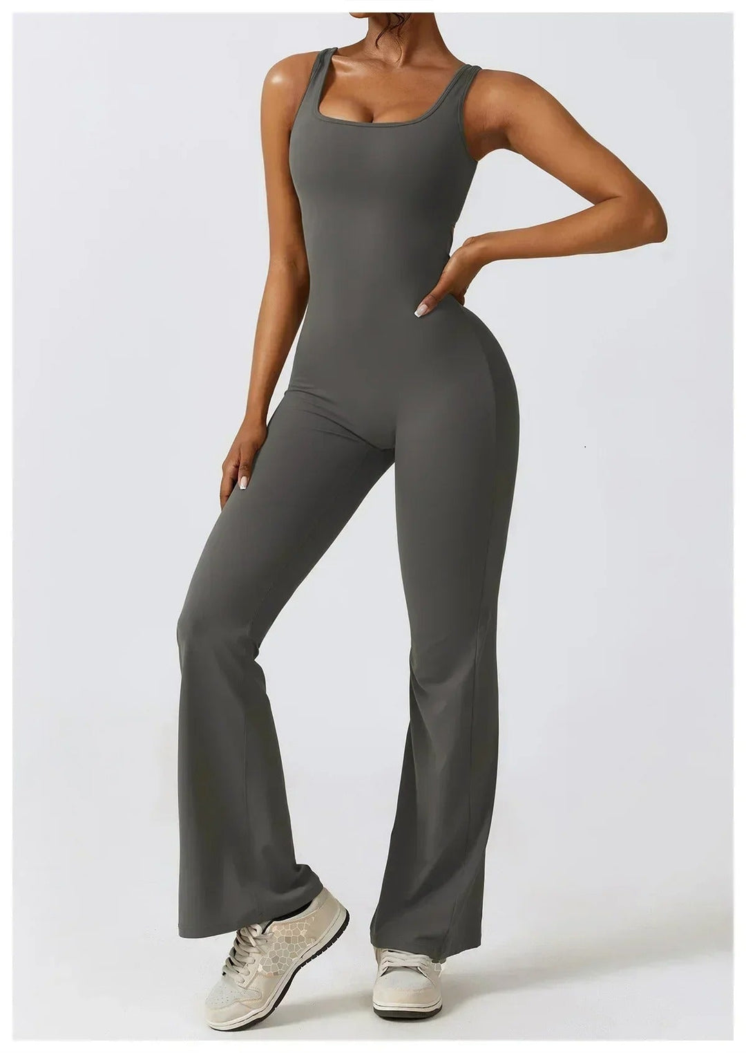 BodyGlam Jumpsuit with Flared Legs