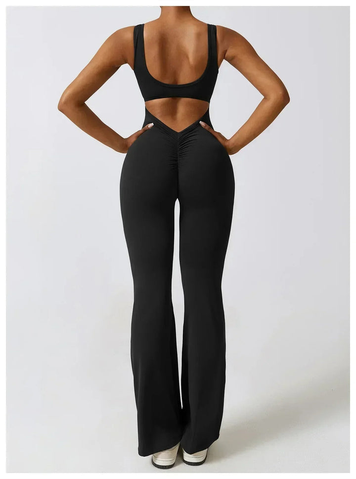BodyGlam Jumpsuit with Flared Legs